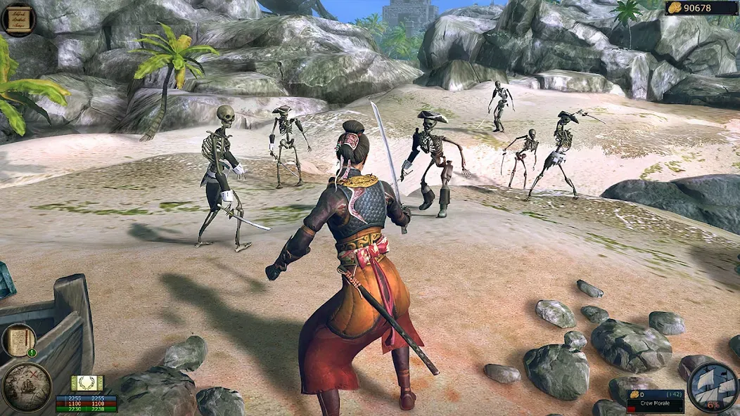 Взломанная Pirates Flag-Open-world RPG на Андроид — Безлимитные деньги и ресурсы — скриншот 3 Взломанная Pirates Flag-Open-world RPG на Андроид — Безлимитные деньги и ресурсы — скриншот 3