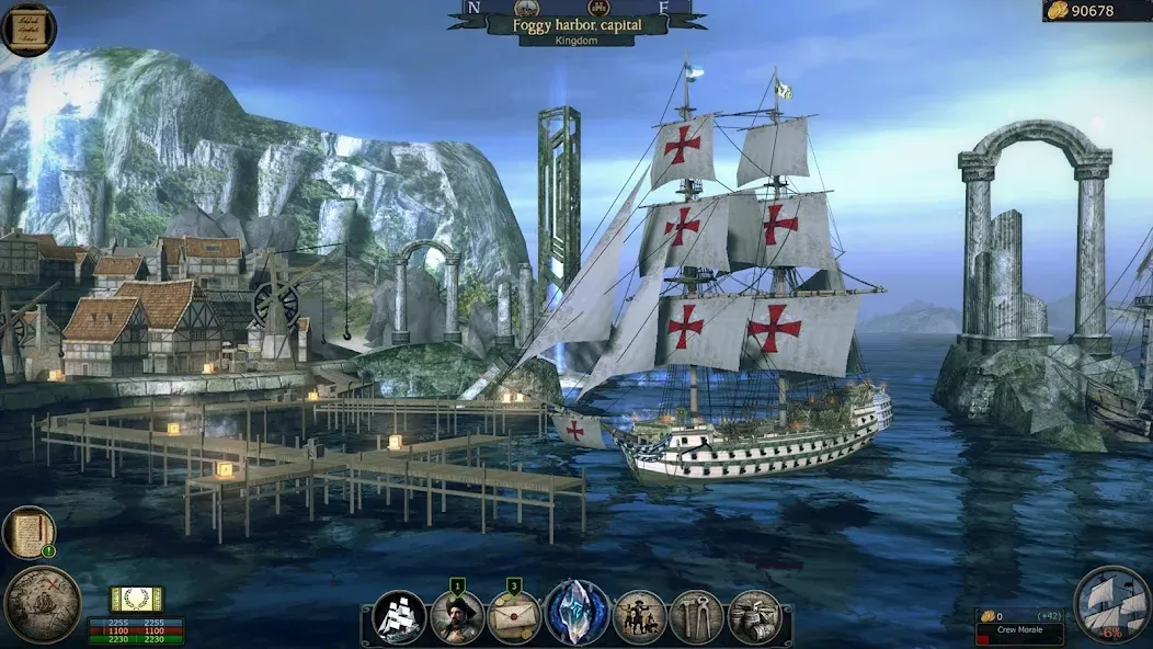 Взломанная Pirates Flag-Open-world RPG на Андроид — Безлимитные деньги и ресурсы — скриншот 4 Взломанная Pirates Flag-Open-world RPG на Андроид — Безлимитные деньги и ресурсы — скриншот 4
