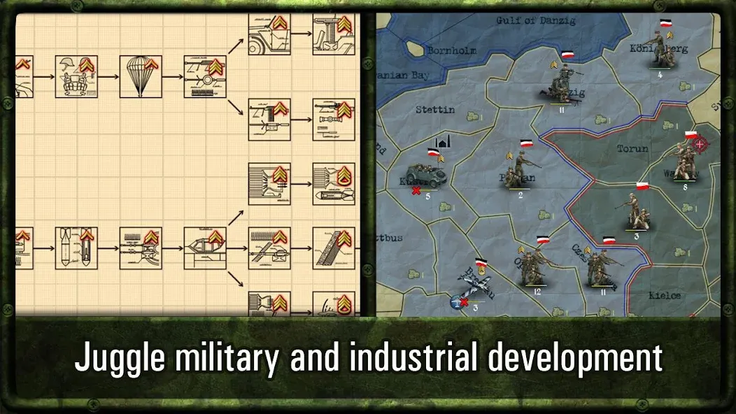 Strategy & Tactics: WW2 — Взломанная версия (Безлимитные ресурсы и открытые кампании) — скриншот 4 Strategy & Tactics: WW2 — Взломанная версия (Безлимитные ресурсы и открытые кампании) — скриншот 4