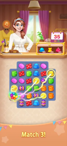 Hey Beauty: Love & Puzzle MOD APK — Безлимитные монеты и открыты все уровни — скриншот 3