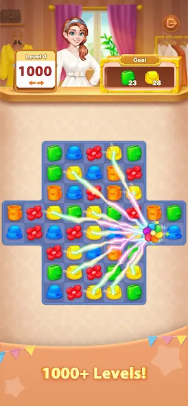 Hey Beauty: Love & Puzzle MOD APK — Безлимитные монеты и открыты все уровни — скриншот 4