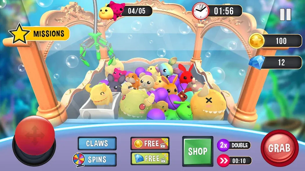 Claw Machine Games Crane Game MOD APK — Безлимитные призы и легкие выигрыши — скриншот 2