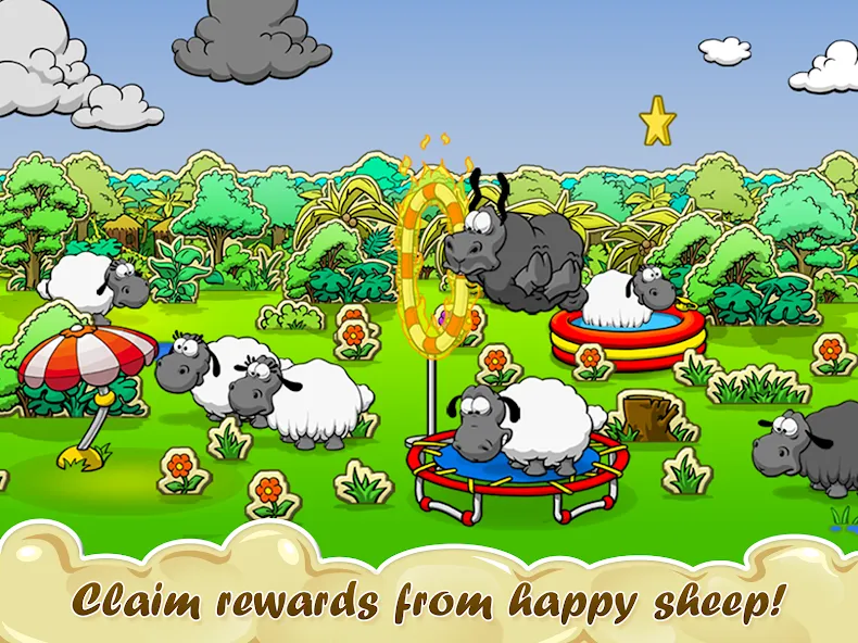 Скачать Clouds & Sheep на Android — Безлимитные ресурсы и сняты ограничения — скриншот 2