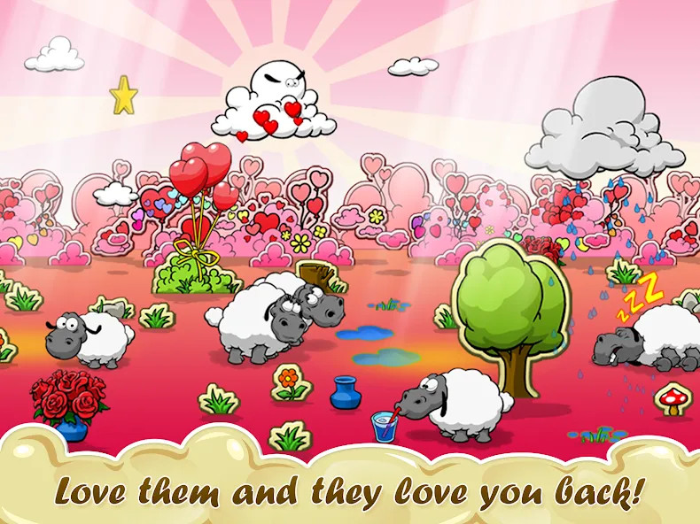 Скачать Clouds & Sheep на Android — Безлимитные ресурсы и сняты ограничения — скриншот 5