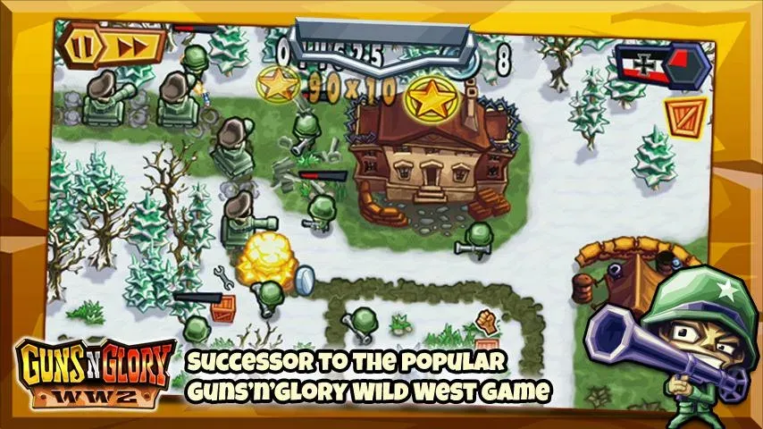 Guns'n'Glory WW2 Mod APK Безлимитные деньги и боеприпасы — Скачать на Андроид — скриншот 1