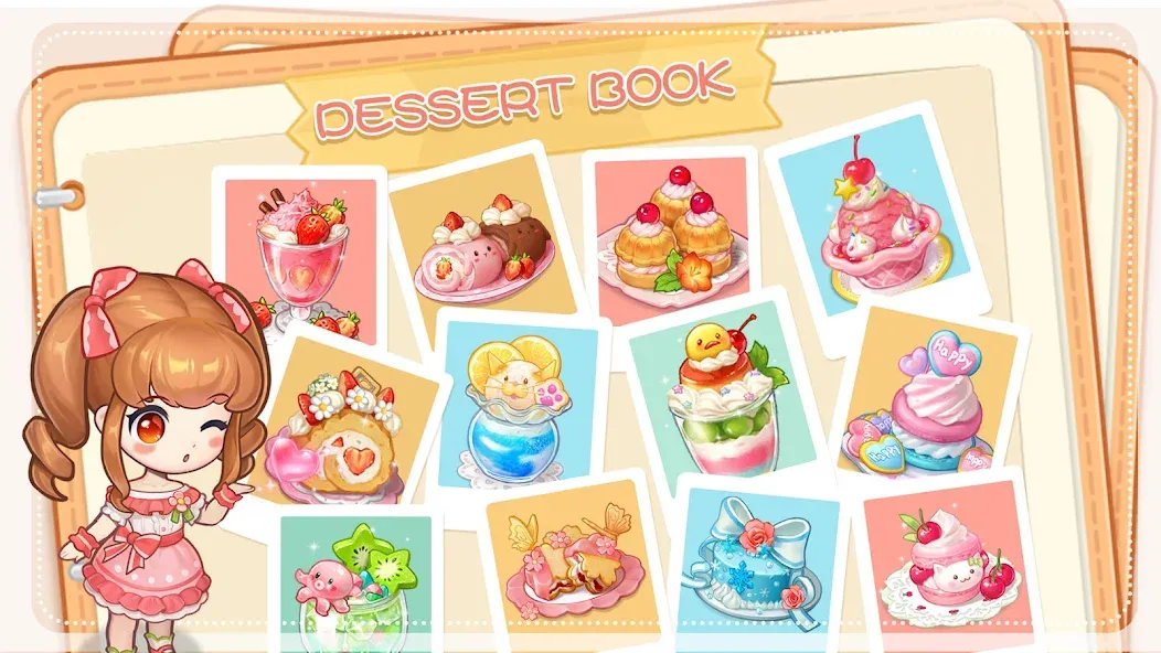 Happy Desserts！ (Мод Много денег и алмазов) — скриншот 3