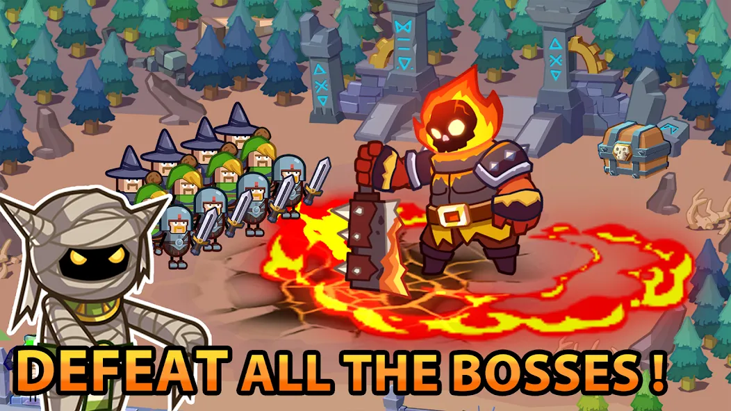 Hero Making Tycoon: Idle Games (Мод Безлимитные деньги и герои) — скриншот 2