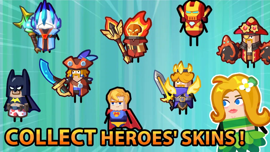 Hero Making Tycoon: Idle Games (Мод Безлимитные деньги и герои) — скриншот 4