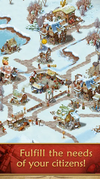 Townsmen — Взломанная версия (Безлимитные ресурсы и деньги) — скриншот 3