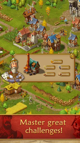 Townsmen — Взломанная версия (Безлимитные ресурсы и деньги) — скриншот 4