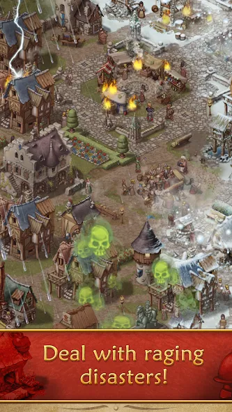 Townsmen — Взломанная версия (Безлимитные ресурсы и деньги) — скриншот 5