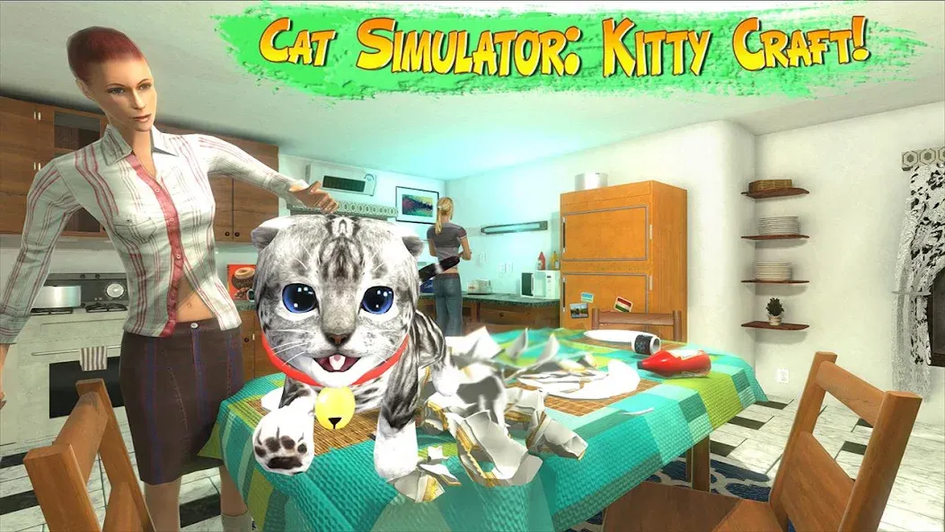 Cat Simulator : Kitty Craft на Андроид — Мод Безлимитные монеты и всё открыто — скриншот 1 Cat Simulator : Kitty Craft на Андроид — Мод Безлимитные монеты и всё открыто — скриншот 1