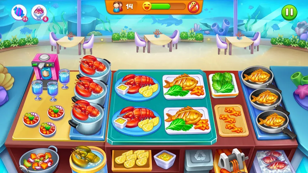 Скачать Cooking Restaurant Food Games — Последняя версия (Много денег и открыты уровни) — скриншот 4