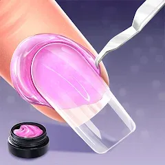 Взломанная Nail Salon Fashion Makeup Game на Андроид — Безлимитные деньги и все предметы открыты