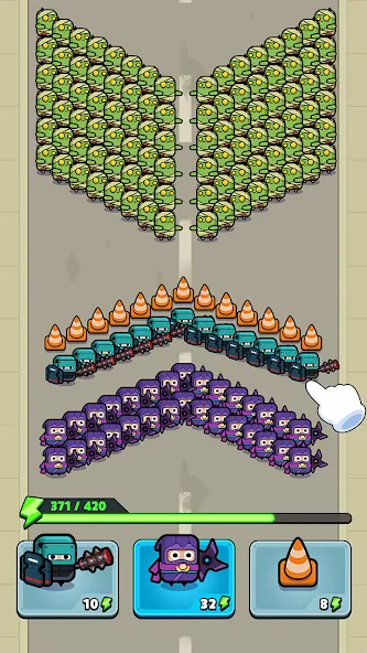Скачать Police vs Zombie: Zombie City на Андроид — Безлимитные деньги и оружие — скриншот 3
