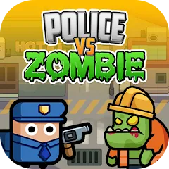 Скачать Police vs Zombie: Zombie City на Андроид — Безлимитные деньги и оружие