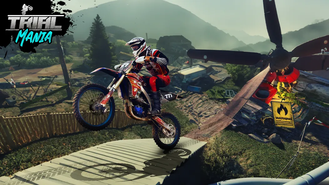 Trial Mania: Dirt Bike Games Mod APK Безлимитные монеты и открытые уровни — Скачать на Андроид — скриншот 1
