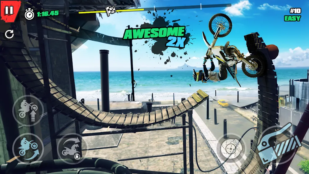 Trial Mania: Dirt Bike Games Mod APK Безлимитные монеты и открытые уровни — Скачать на Андроид — скриншот 2