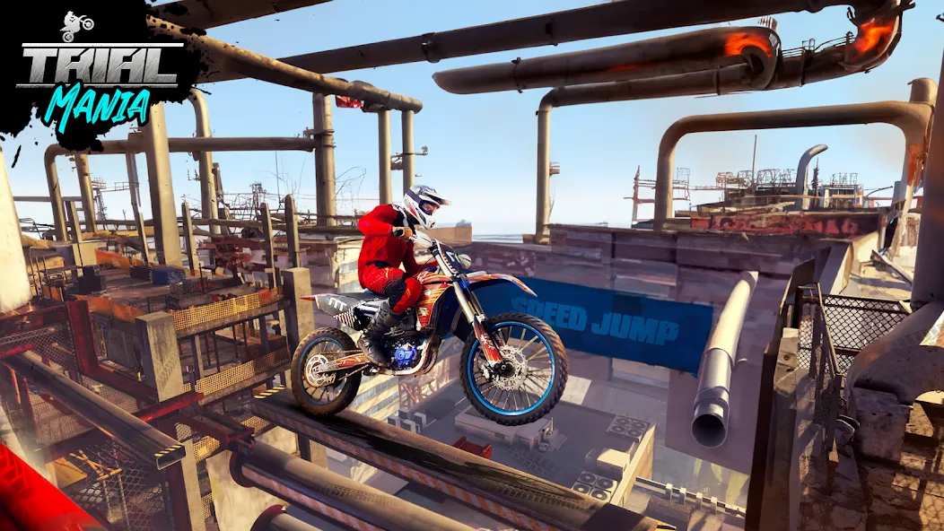Trial Mania: Dirt Bike Games Mod APK Безлимитные монеты и открытые уровни — Скачать на Андроид — скриншот 4