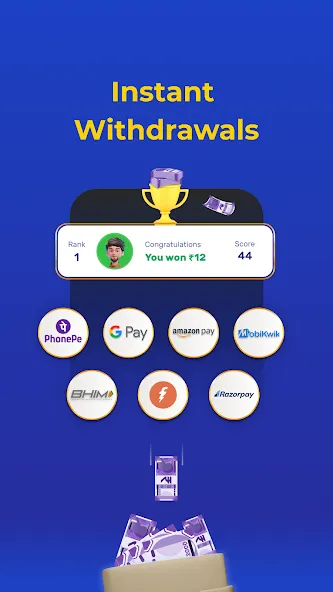 Взломанная Play Ludo Game Online Win Cash на Андроид — Выигрыш реальных денег без ограничений — скриншот 3