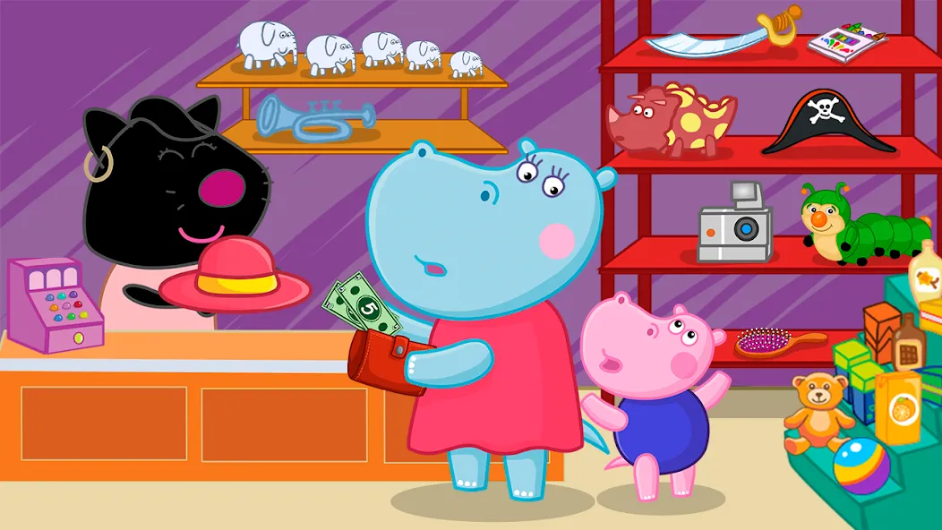 Скачать Hippo: Airport Profession Game — Модификация Все профессии и уровни открыты — скриншот 5 Скачать Hippo: Airport Profession Game — Модификация Все профессии и уровни открыты — скриншот 5