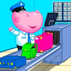 Скачать Hippo: Airport Profession Game — Модификация Все профессии и уровни открыты