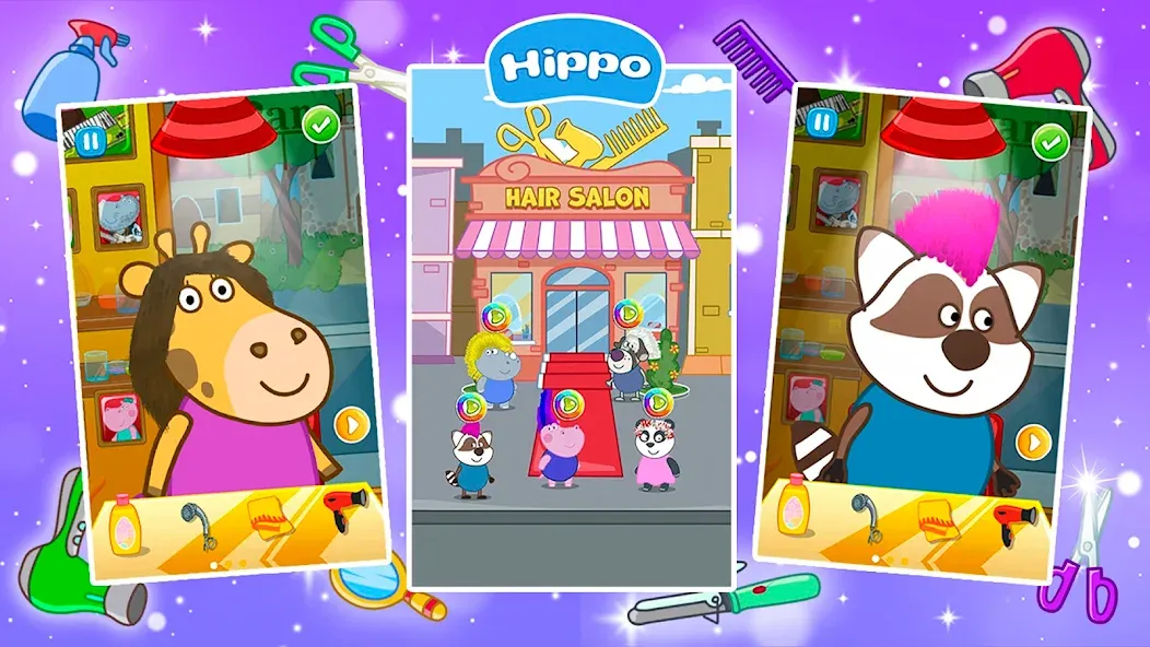 Скачать Hair Salon: Fashion Games — Модификация Безлимитные деньги и все предметы открыты — скриншот 1