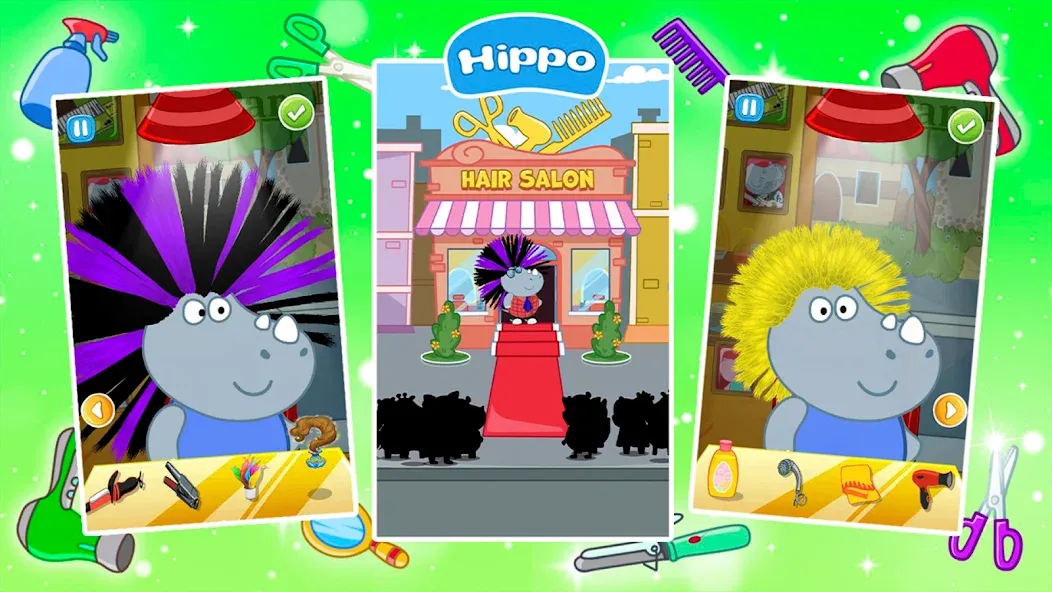 Скачать Hair Salon: Fashion Games — Модификация Безлимитные деньги и все предметы открыты — скриншот 3