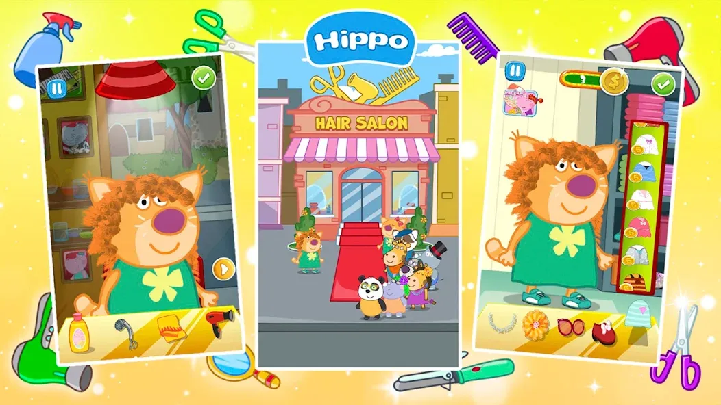 Скачать Hair Salon: Fashion Games — Модификация Безлимитные деньги и все предметы открыты — скриншот 4