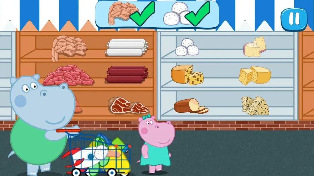 Взлом Kids Supermarket: Shopping — Безлимитные монеты и все товары доступны — скриншот 3