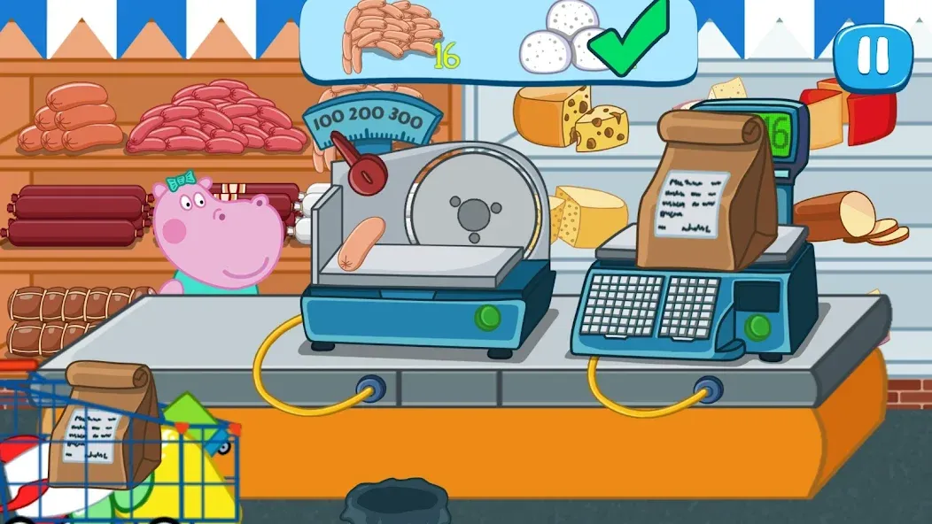 Взлом Kids Supermarket: Shopping — Безлимитные монеты и все товары доступны — скриншот 4