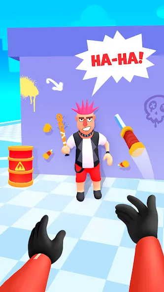 Hit Master 3D - Knife Assassin (Мод Безлимитные ножи и открыты уровни) — скриншот 1 Hit Master 3D - Knife Assassin (Мод Безлимитные ножи и открыты уровни) — скриншот 1