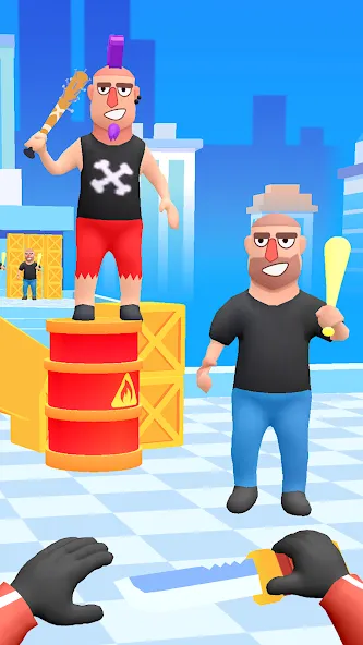Hit Master 3D - Knife Assassin (Мод Безлимитные ножи и открыты уровни) — скриншот 4 Hit Master 3D - Knife Assassin (Мод Безлимитные ножи и открыты уровни) — скриншот 4