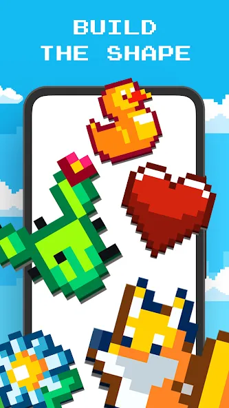 Blockin' Color - Block Puzzle MOD — Безлимитные подсказки и жизни на Андроид — скриншот 3