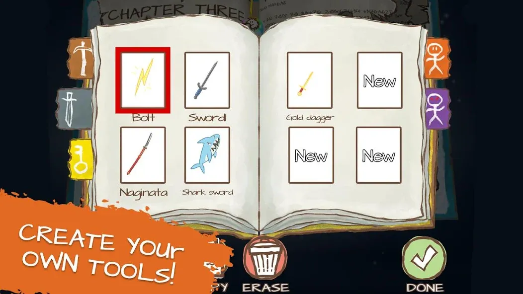 Draw a Stickman: EPIC 2 Mod APK Разблокированы все уровни и персонажи — Скачать на Андроид — скриншот 4