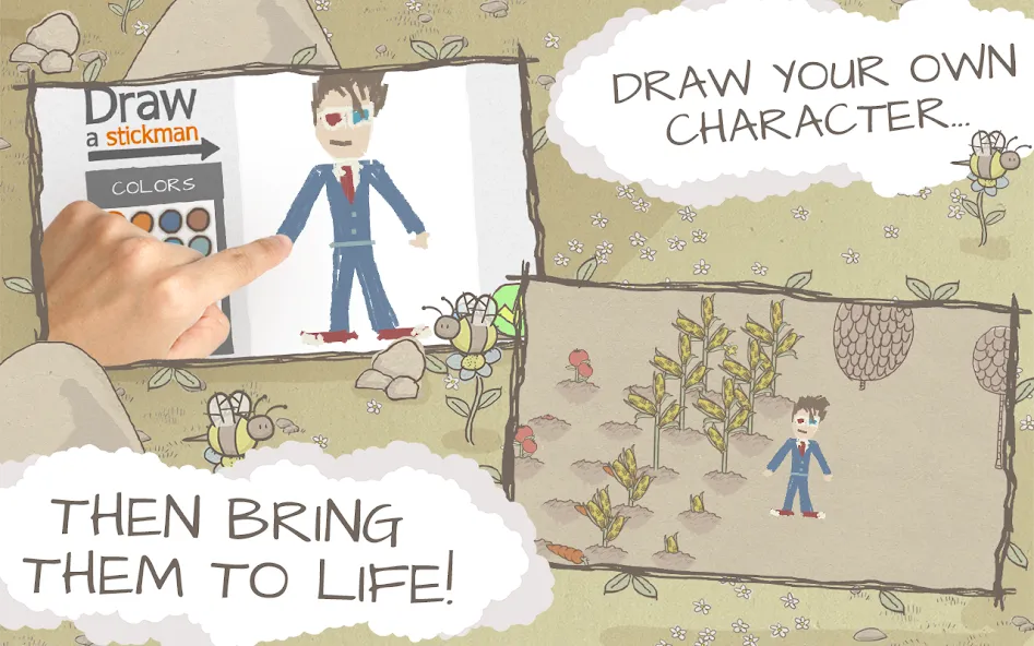 Скачать Draw a Stickman: EPIC Free на телефон — Безлимитные подсказки и открыты все уровни — скриншот 2