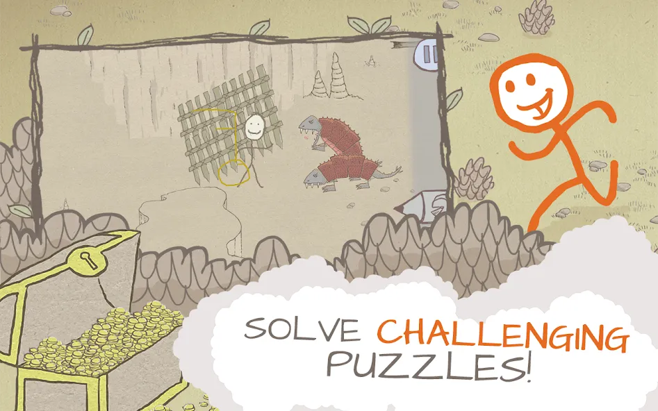 Скачать Draw a Stickman: EPIC Free на телефон — Безлимитные подсказки и открыты все уровни — скриншот 5