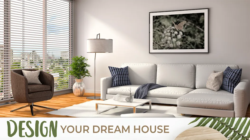 Скачать My Home Makeover Design: Games MOD APK — Безлимитные деньги и всё открыто — скриншот 1