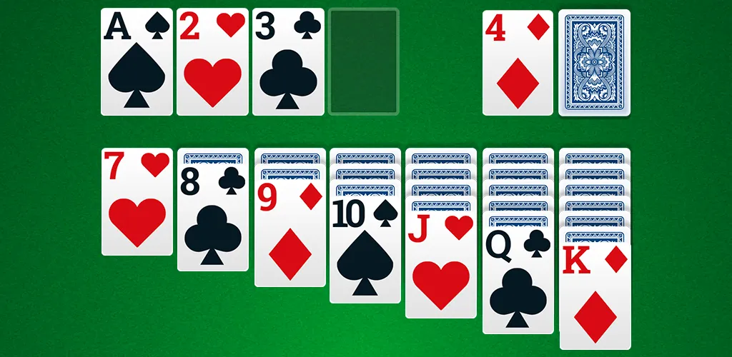 Classic Solitaire - Klondike MOD — Без рекламы и все карты открыты на Андроид — скриншот 1
