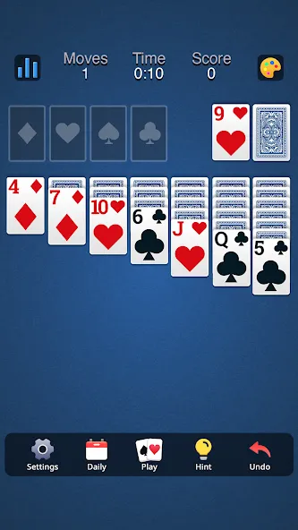 Classic Solitaire - Klondike MOD — Без рекламы и все карты открыты на Андроид — скриншот 4