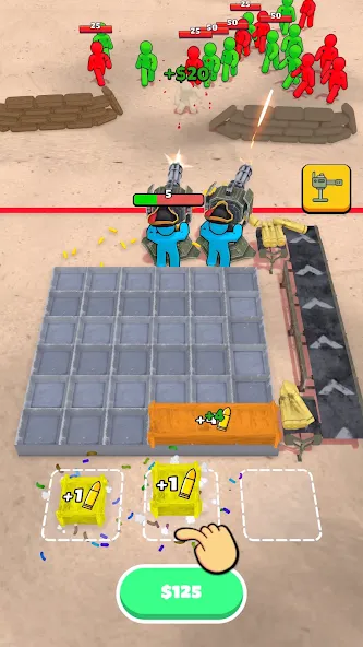 Ammo Fever: Tower Gun Defense — Мод: Безлимитные патроны и усиленная башня — скриншот 2