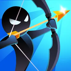 Stick Fight: Shadow Archer MOD APK на Android — Безлимитные стрелы и усиленный урон