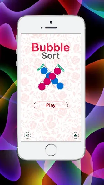 Скачать Bubble sort bubbling maker fun на телефон — Без рекламы и все уровни открыты — скриншот 2
