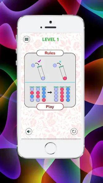 Скачать Bubble sort bubbling maker fun на телефон — Без рекламы и все уровни открыты — скриншот 5