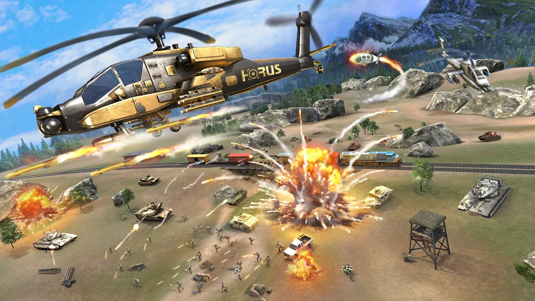 World War: Fight For Freedom — Безлимитные ресурсы и оружие — скриншот 2