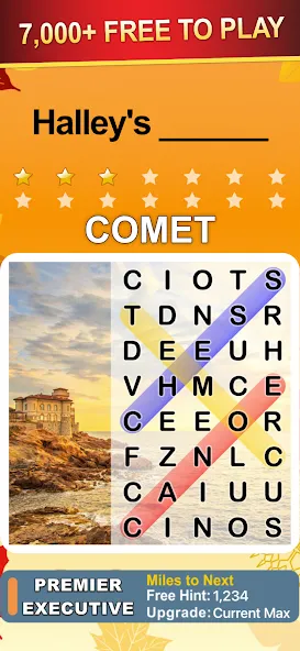 Взлом Word Search World Traveler — Безлимитные подсказки и жизни — скриншот 1
