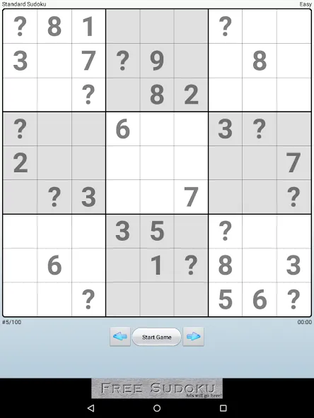 Скачать Droidoku - Andoku Puzzle — Модификация Подсказки и отмена ходов — скриншот 5