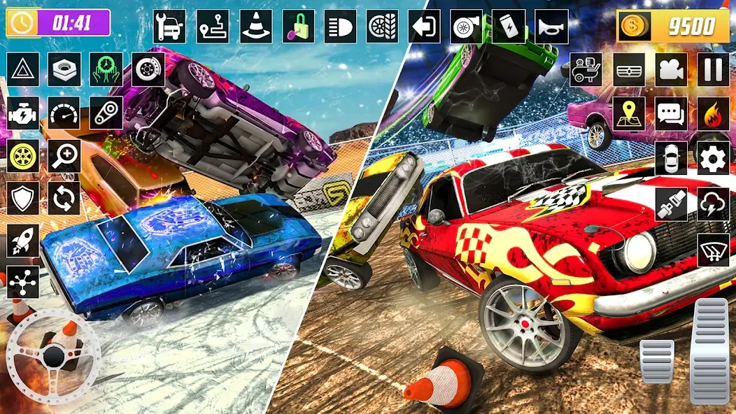 Скачать X Demolition Derby : Car Games на Android — Безлимитные деньги и открыты все машины — скриншот 5