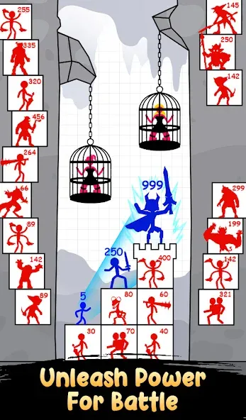 Взлом Stick Hero: Tower Defense — Безлимитные деньги и усиленные герои — скриншот 2 Взлом Stick Hero: Tower Defense — Безлимитные деньги и усиленные герои — скриншот 2