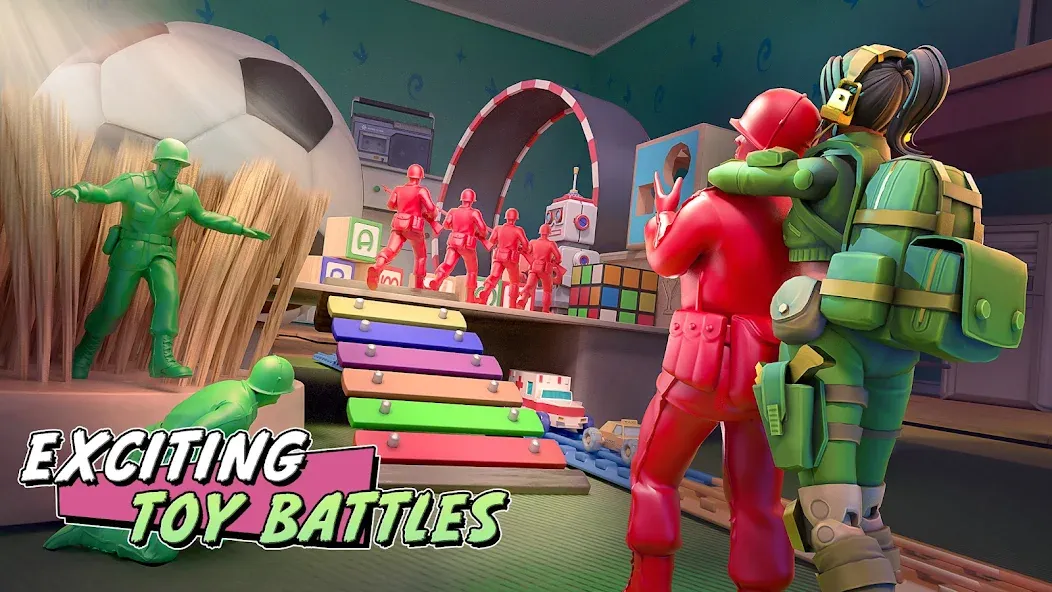 Скачать взлом TOY WARS на Андроид — Безлимитные монеты и оружие — скриншот 1